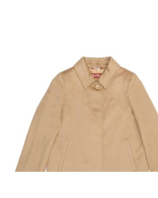 Max Mara Natural Lapel Coat