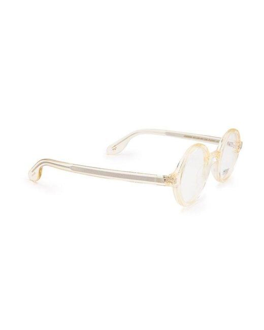 Moscot White Zolman Tinted Sunglasses for men