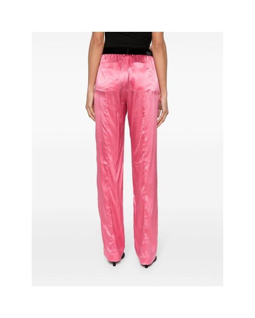 Tom Ford Pink Pants With Logo
