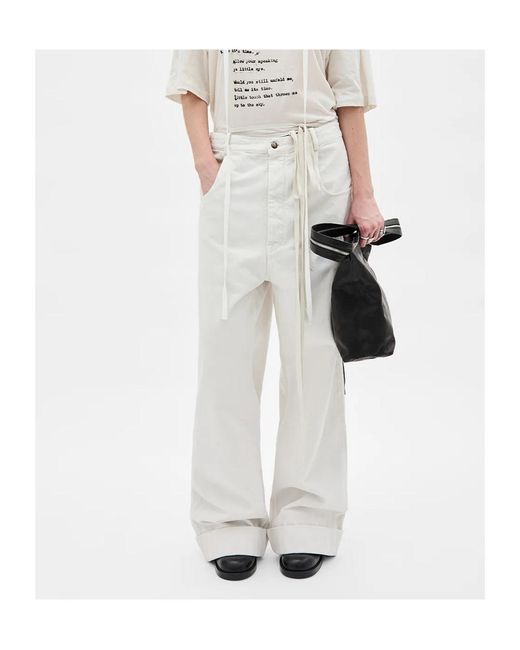 Ann Demeulemeester Gray Kristel Baggy-Fit Jeans