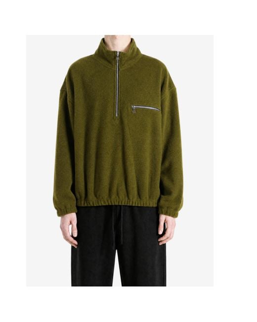 Rier Green Long-Sleeved Sweatshirt for men