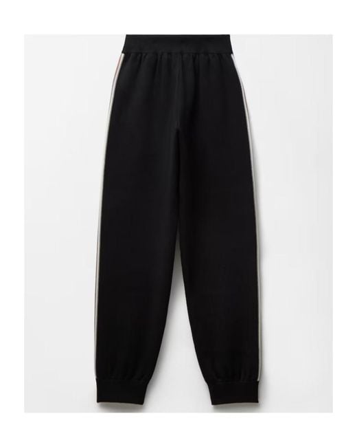 Versace Black Logo-Embroidered Side-Stripe Track Pants for men