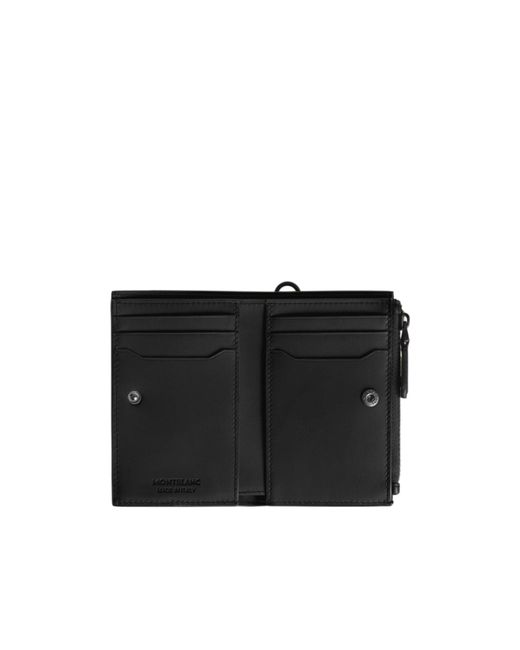 Montblanc Black Mini Vertical Wallet 6Cc for men