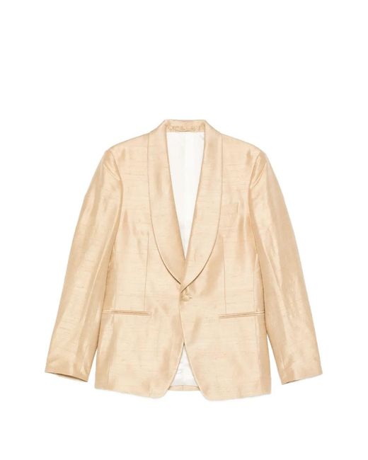 Lardini Natural Shawl-Lapel Jacket for men