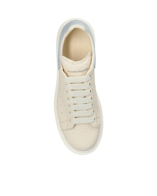 McQueen White Oversized Lace-Up Sneakers for men
