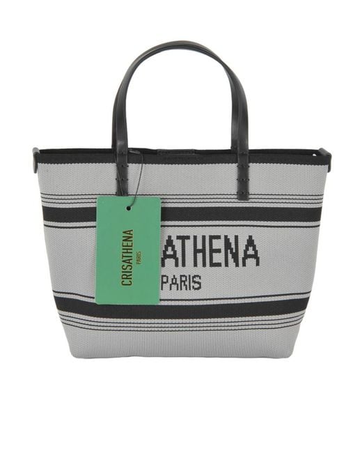 Crisathena Metallic Small Handle Shoulder Bag
