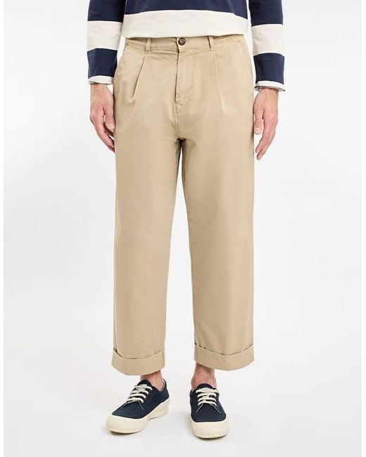 Fay Natural Belt-Loop Casual Pants for men