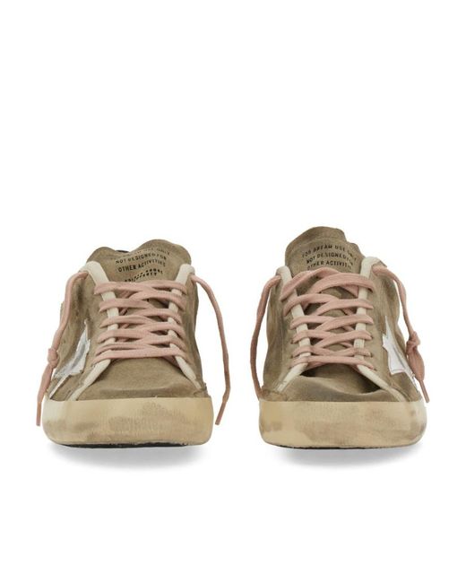 Golden Goose Deluxe Brand Brown Super-Star Suede Sneakers for men