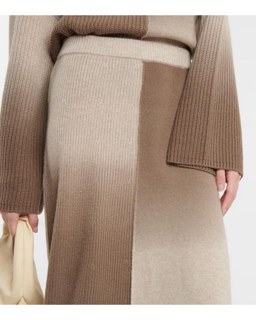 Joseph Natural Gradient Knitted Skirt