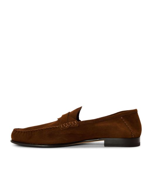 Tom Ford Brown Simple Loafers for men
