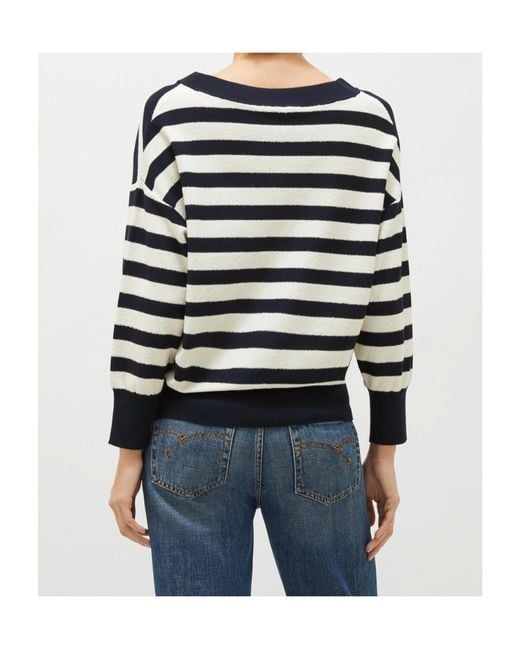 Marella Blue Striped Sweater