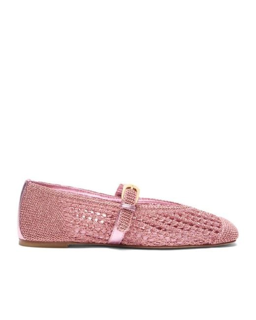 Stuart Weitzman Pink Leora Mary Jane
