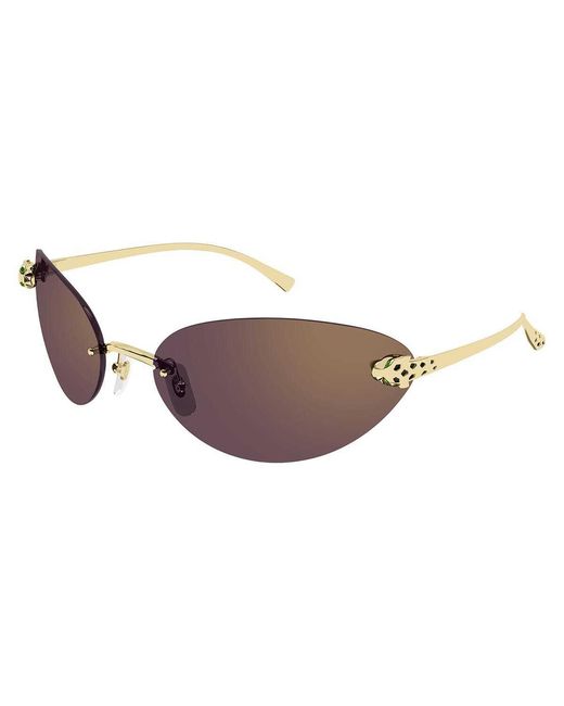Cartier Multicolor Cat Eye Frame Sunglasses