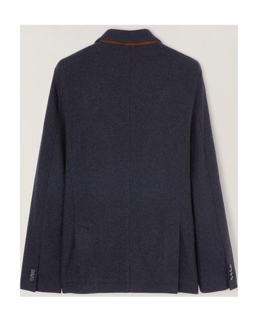 Loro Piana Blue Buttoned Blazer for men