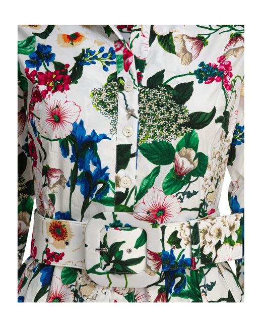 Samantha Sung Green Audrey Floral Dress
