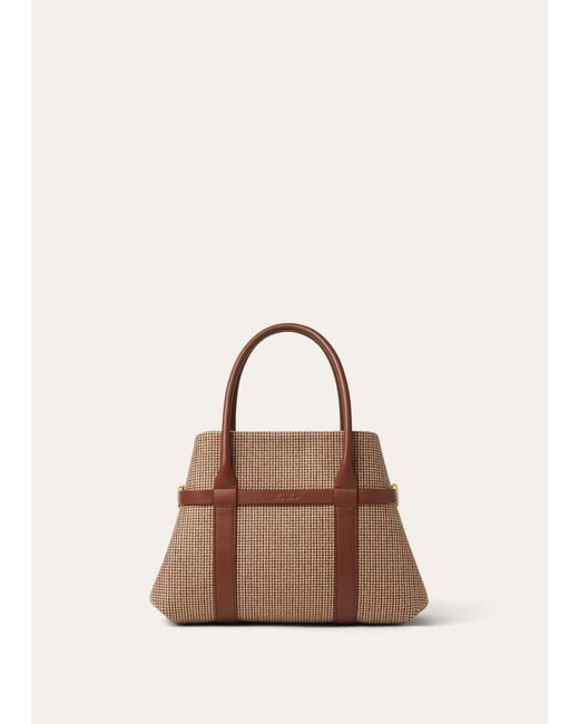 Loro Piana Brown Ghiera Handbag