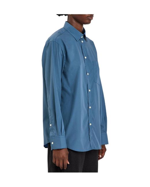 Rohe Blue Cotton Shirt
