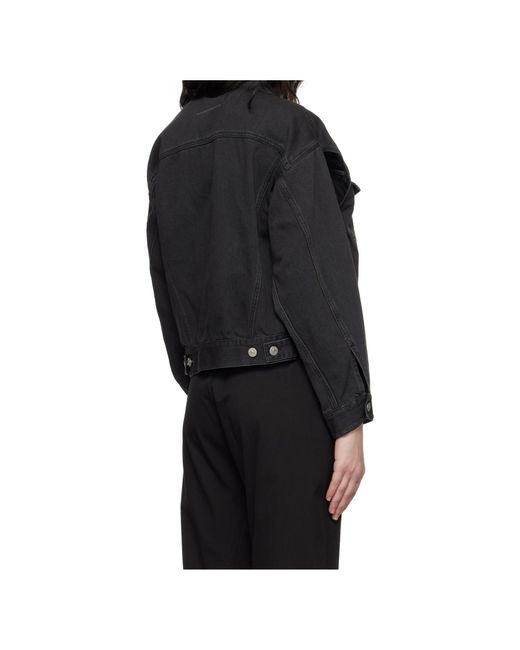 MM6 by Maison Martin Margiela Black Buttoned Jacket