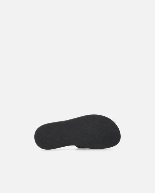 Pinko Black Fiona 03 Logo Appliqué Slippers