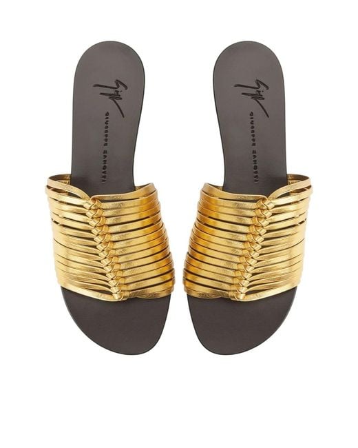 Giuseppe Zanotti Multicolor Jane Flat Sandals