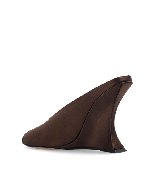 Paris Texas Brown Nina Wedge Heeled Sandals