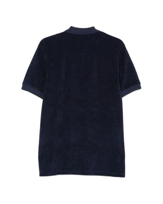 Moschino Blue Collared Polo Shirt for men