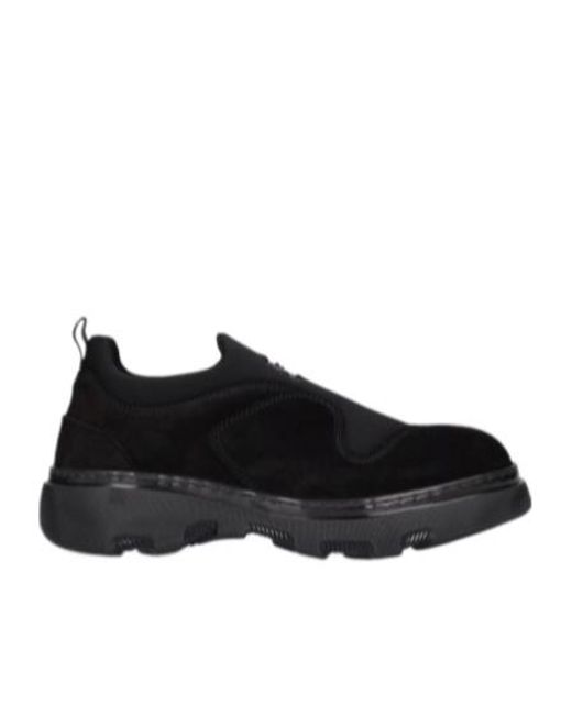 Burberry Black Jacketed Low-Top Sneakers for men