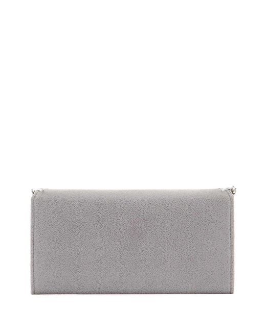 Stella McCartney Gray Falabella Continental Wallet