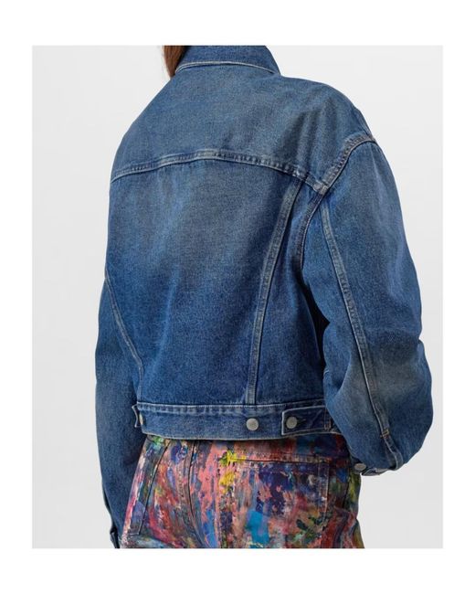 Acne Blue Crop Denim Jacket