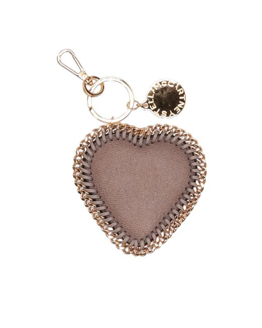 Stella McCartney Multicolor Chain Detailed Heart Keychain