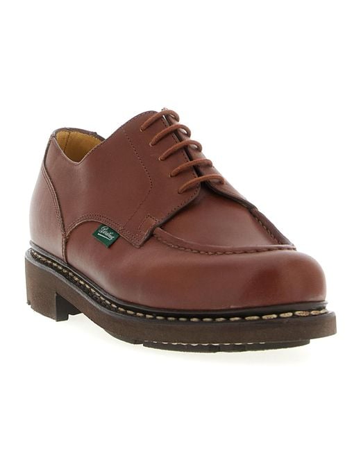 Paraboot Brown 'Lis' Derbies for men