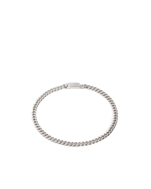 Prada Metallic Chain Necklace for men