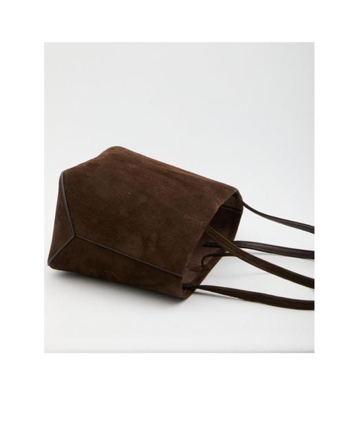 The Row Black Medium Park Tote Edge