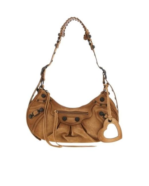 Balenciaga Brown Le Cagole Shoulder Bag