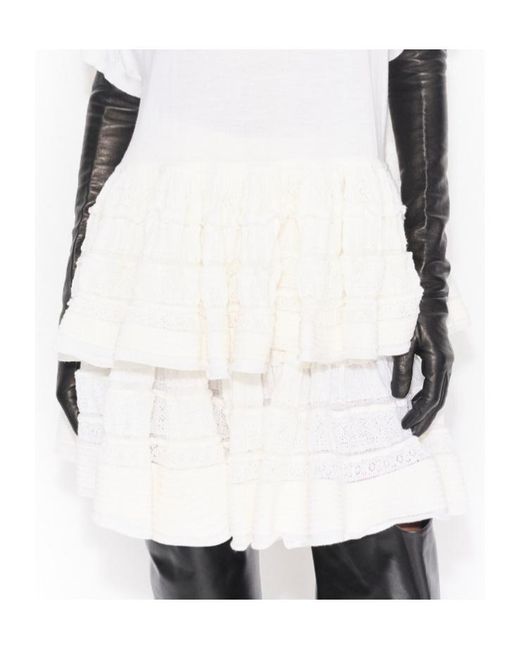 Alaïa White Alaïa Crinoline Skirt