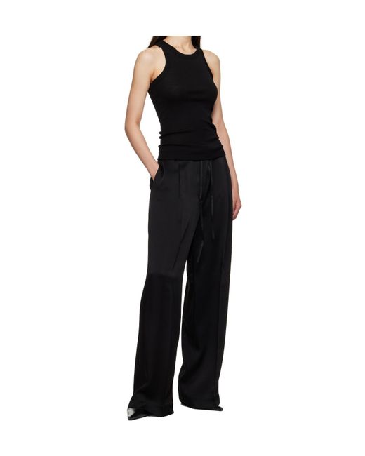 Rohe Black Crew Neck Knitted Vest
