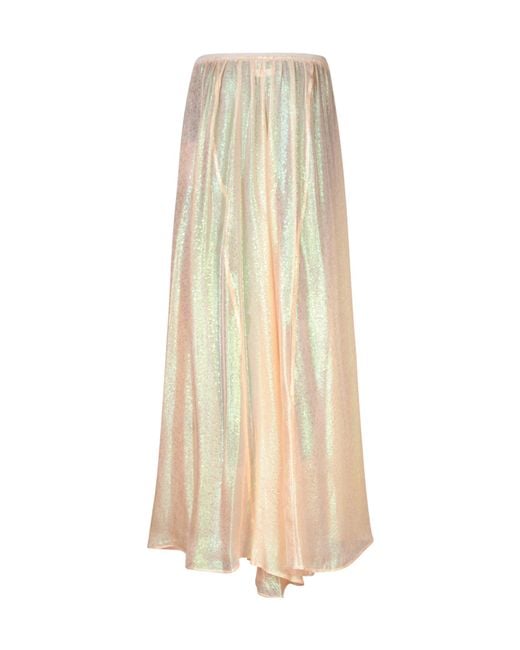Forte_forte Natural Chiffon Long Skirt