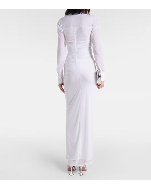 Christopher Esber White Long Sleeve Dress