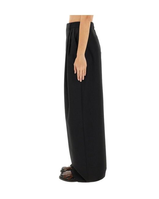 Moschino Black Belt Loop Casual Pants