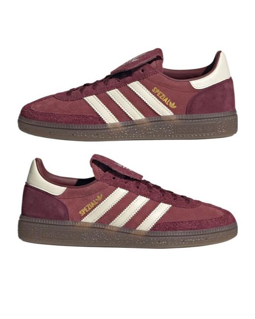 Adidas Brown Originals Handball Spezial Low-Top Sneakers