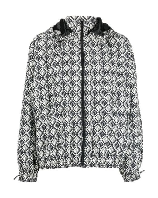 MARINE SERRE Gray Moon Diamant Rave Jacket