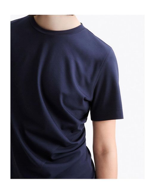 Marella Blue Asymmetric Hem T-Shirt