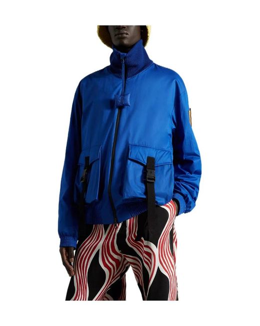 Moncler Blue X Jw Anderson Short Padded Jacket for men