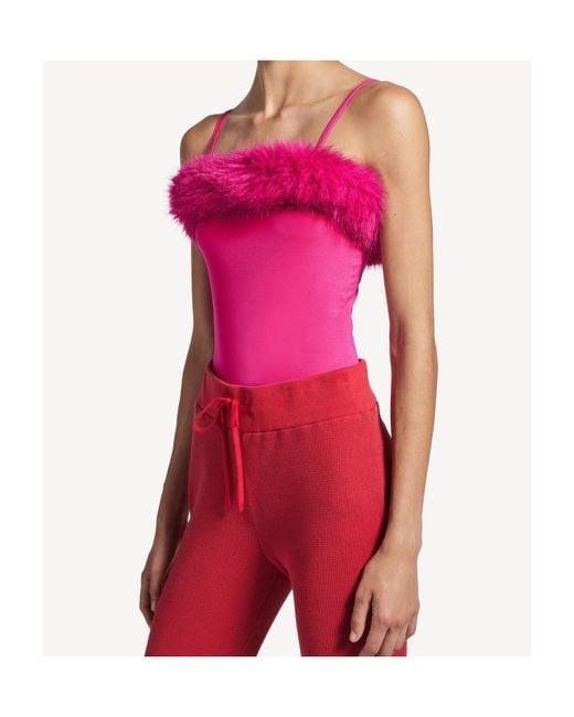 Balenciaga Pink Jersey Tank Top