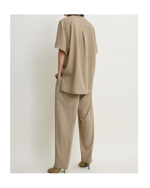 Totême Natural Short-Sleeved Polo Shirt
