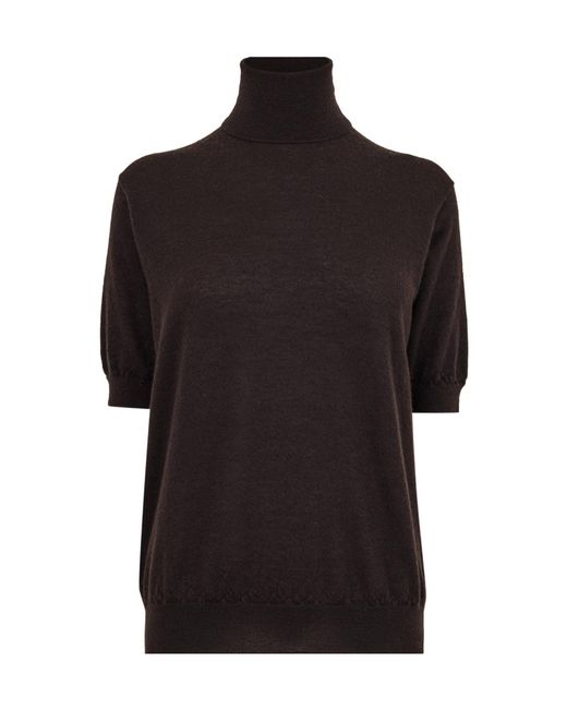Prada Black Simple Short-Sleeved Shirt