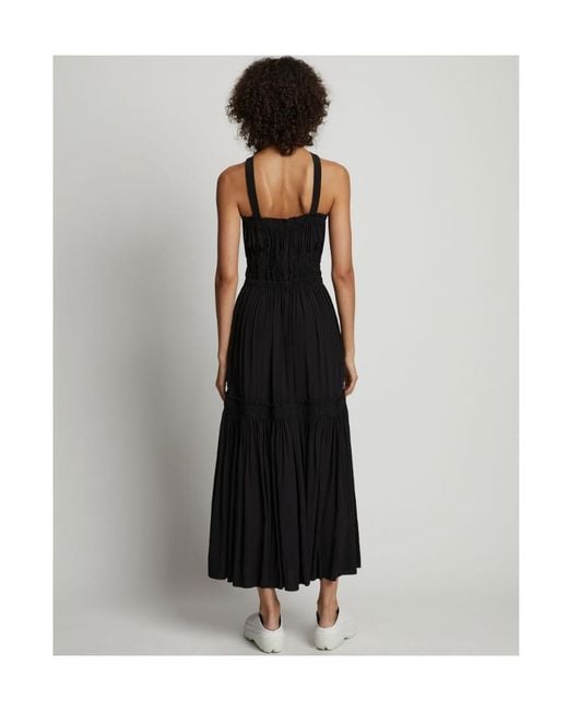 Proenza Schouler Black Label Sleeveless Peony Dress