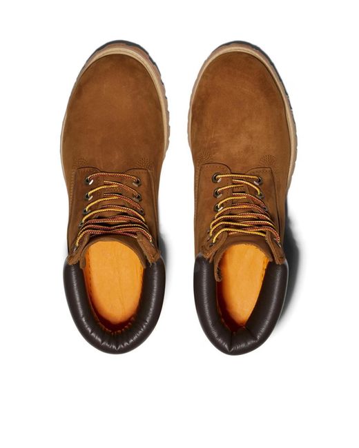 Timberland Brown Front Lace-Up Boots for men