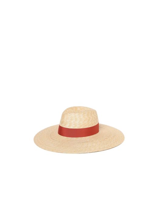 Borsalino Pink Sophie Trec Paglia Hemp Braid Hat