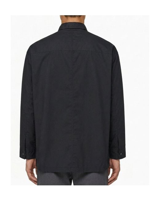 Comme des Garçons Blue Long-Sleeved Shirt for men